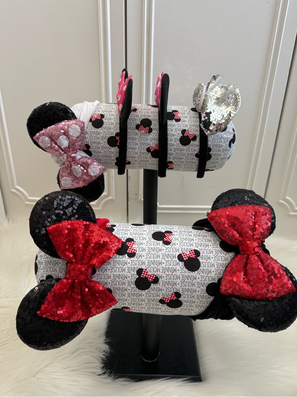 Etsy Custom Made Minnie Mouse Head Band Holder